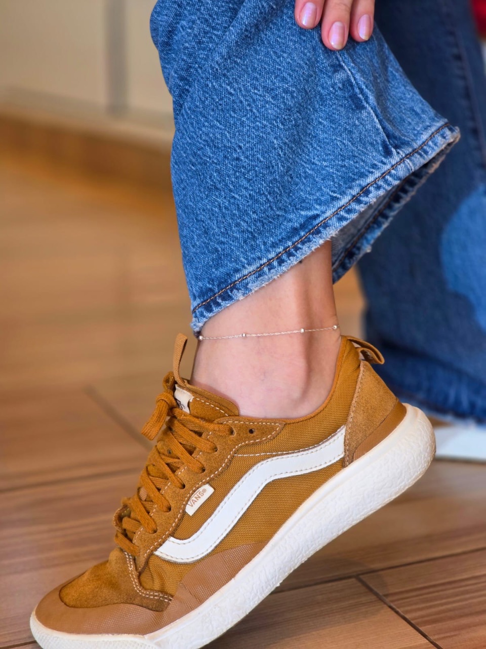 Tornozeleira bolinha